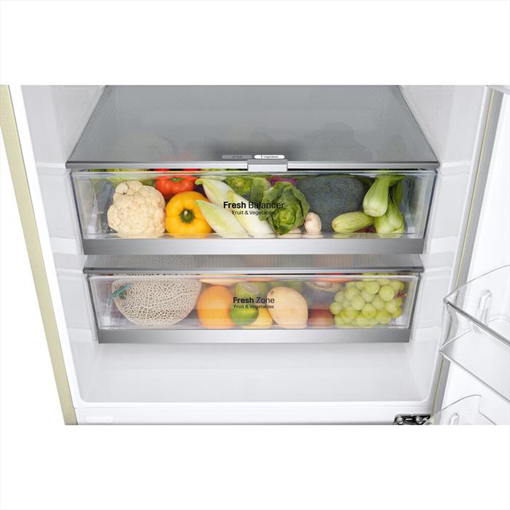 "LG - Frigorifero combinato GBB567SECMN Classe E 500lt-Sabbia"