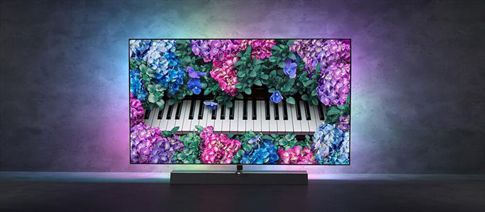 "PHILIPS - SMART TV OLED+ AMBILIGHT 4K 48\" 48OLED935/12-Black"