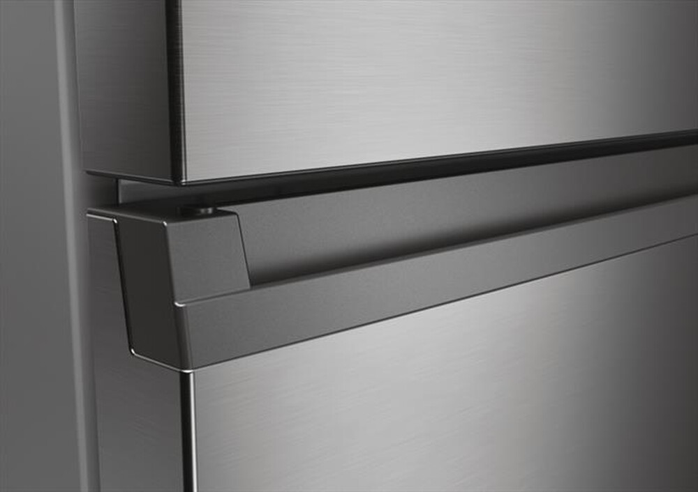 "HAIER - Frigorifero combinato HDPW5620BNPK Classe B 409 lt-Acciaio inox"
