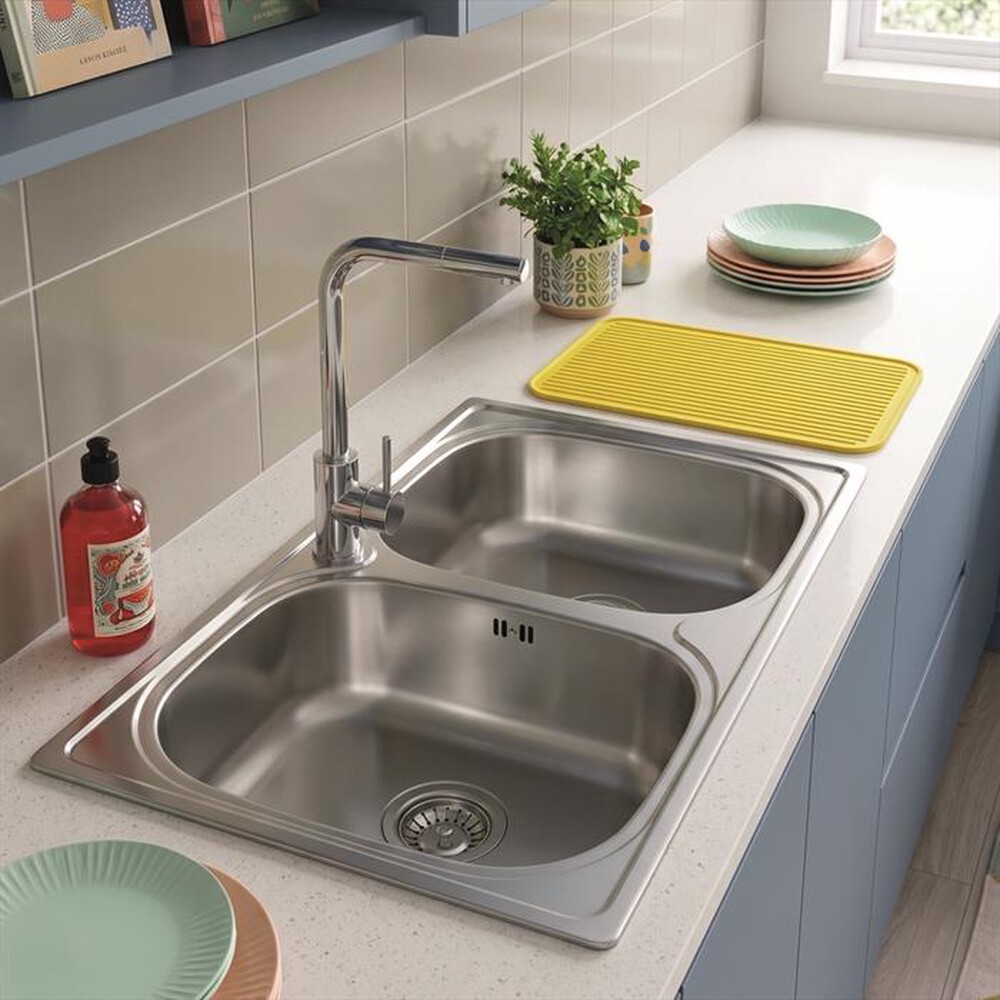 Immagine del prodotto GLEM GAS - Lavello 2 vasche MET862-Inox