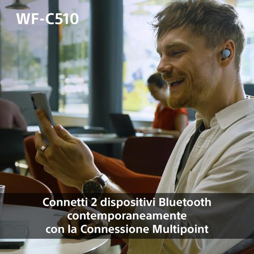 "SONY - Auricolari Bluetooth WFC510L.CE7-Blu"