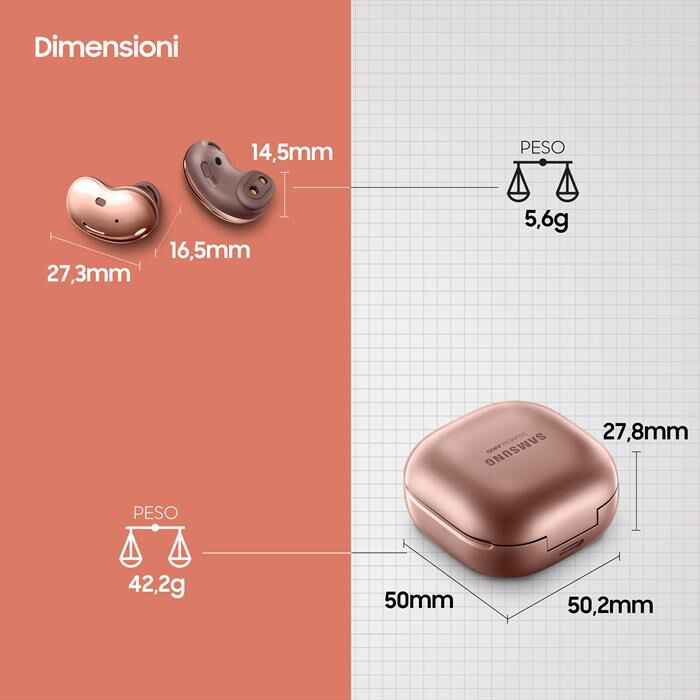 SAMSUNG - GALAXY BUDS LIVE-Mystic Bronze | Euronics