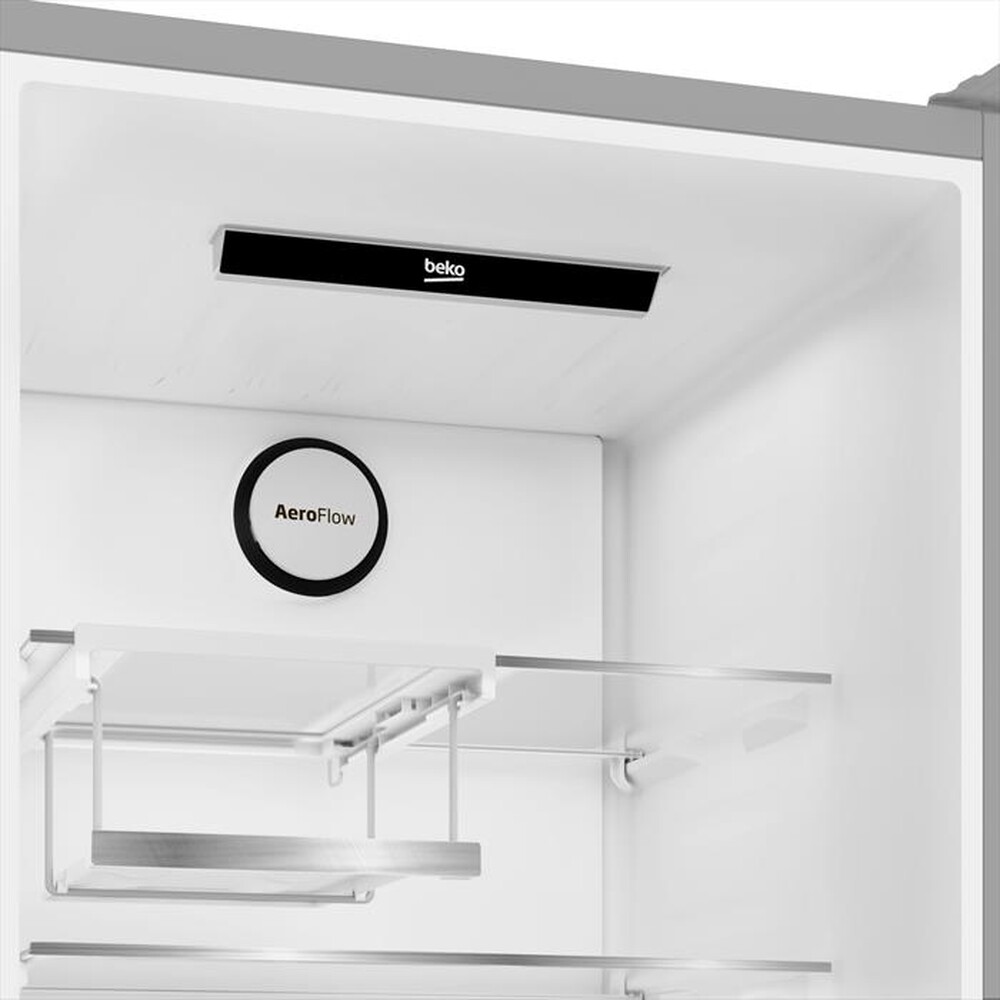 "BEKO - Frigorifero combinato B5RCNE405HXB Classe D 355 lt-Metal Look"