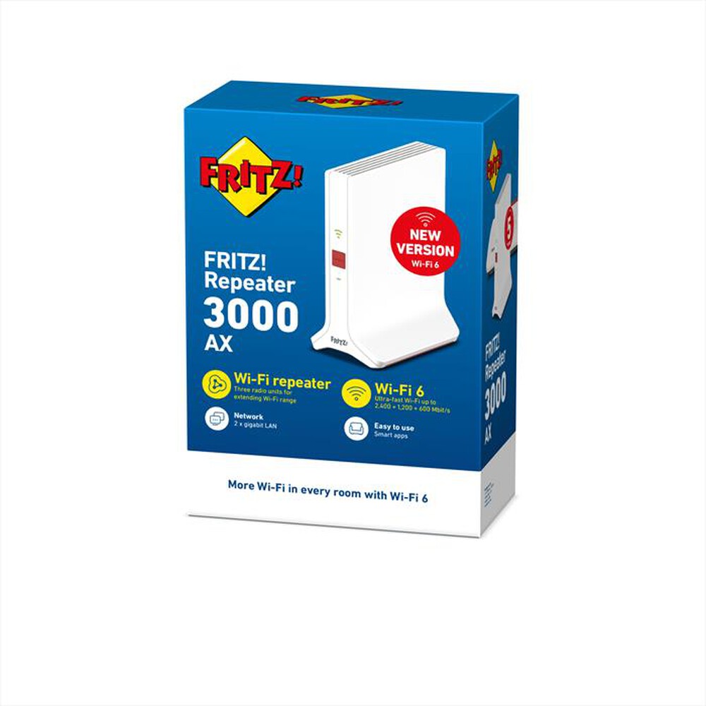 "FRITZ! - Range extender REPEATER 3000AX-Bianco"