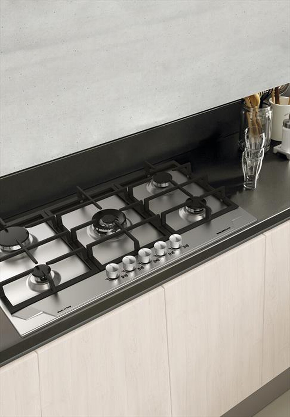 Immagine del prodotto GLEM GAS - Piano cottura a gas GTD955HIXN 86 cm-Acciaio Satinato