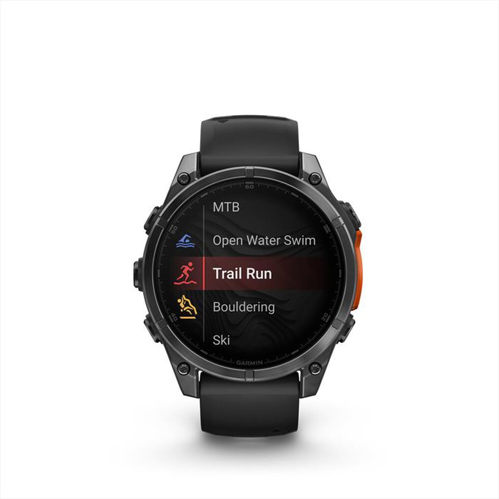 "GARMIN - Smart watch FENIX 8, 47MM-Grigio scuro / Nero"
