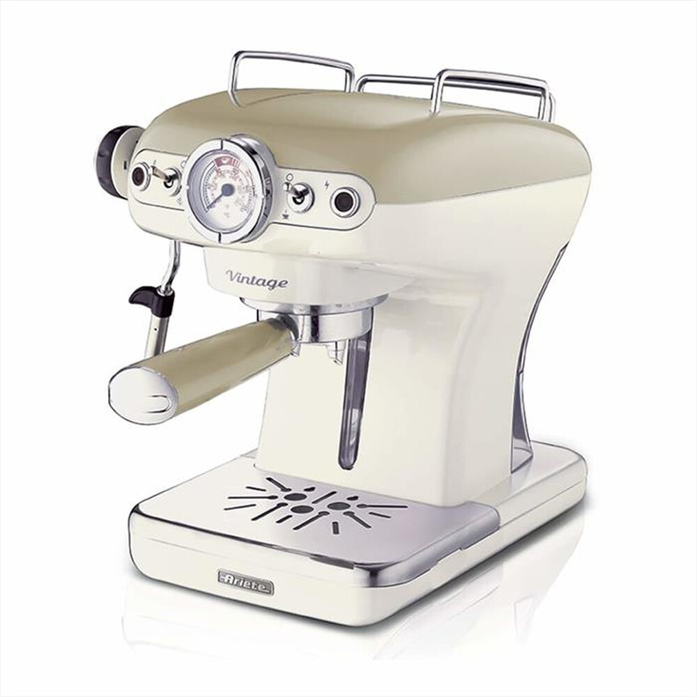 "ARIETE - 1389A Vintage Macchina da caffè espresso-Beige"