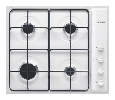 SMEG - Piano cottura a gas S64SB 4 fuochi 58,5cm-Bianco