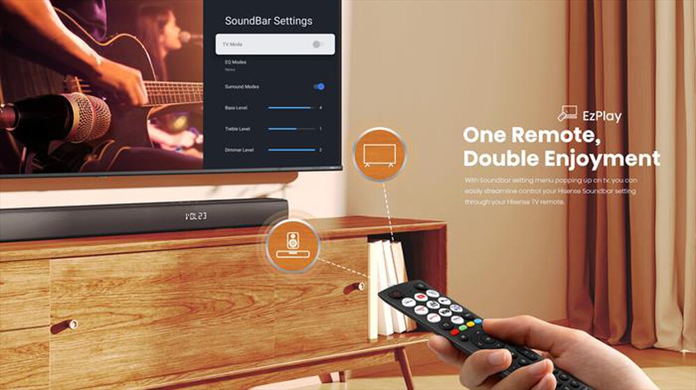 Immagine del prodotto HISENSE - Soundbar 3.1 HS3100-NERO