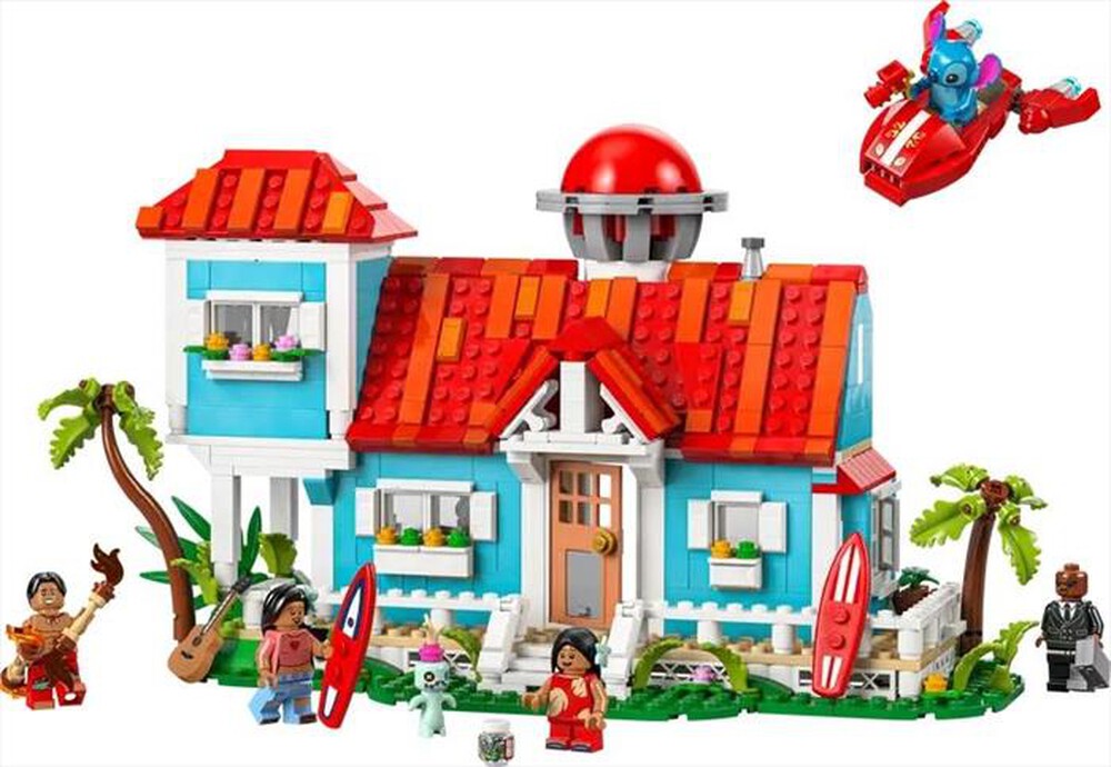 "LEGO - DISNEY Casa sulla spiaggia di Lilo e Stitch-43268-Multicolore"