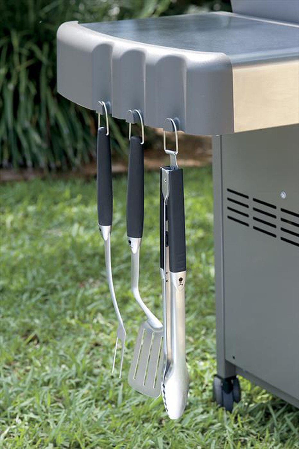 "WEBER - KIT 3 ACCESSORI IN INOX-NERO"