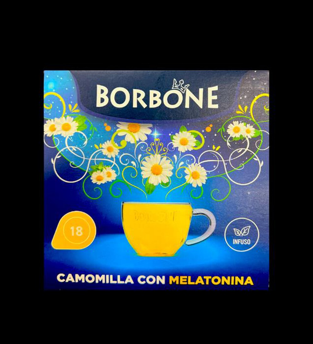 "CAFFE BORBONE - Cialde CAMOMILLA MELATON-Blu/Giallo"