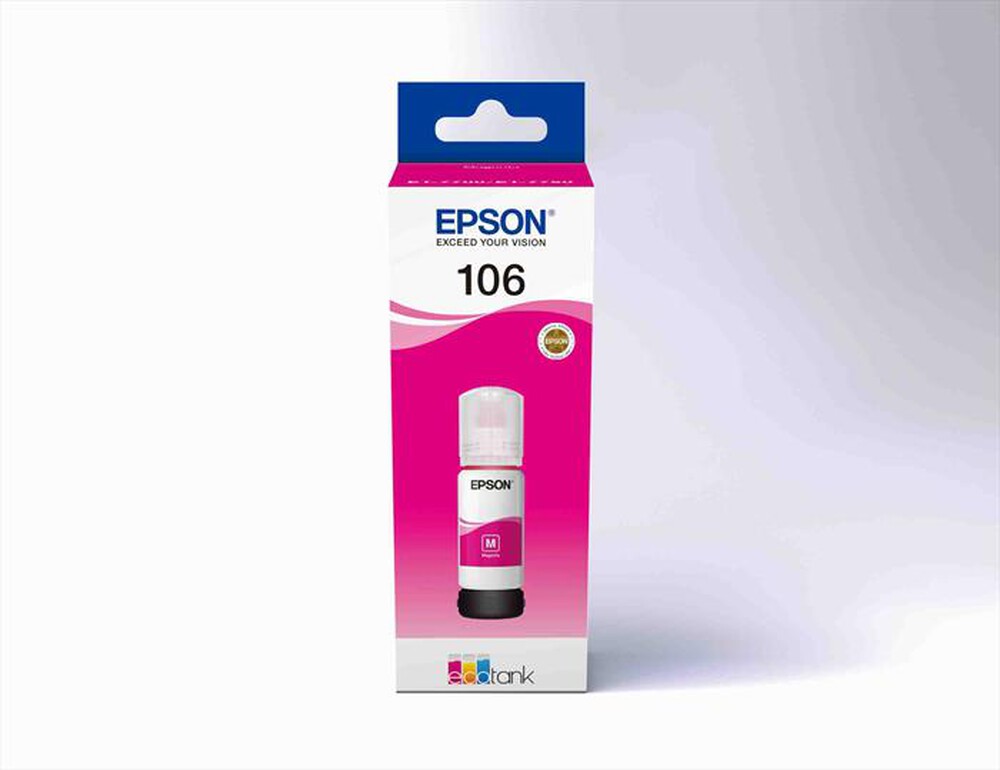 "EPSON - 106  FLACONE DI INCHIOSTRO ECOTANK T00R3 MAGENTA-Magenta"