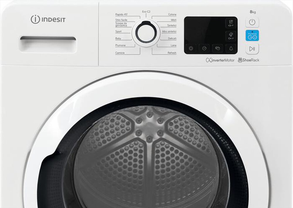 Immagine del prodotto INDESIT - Asciugatrice PUSH&GO YTN M11 83K RX 8Kg Classe C-Bianco