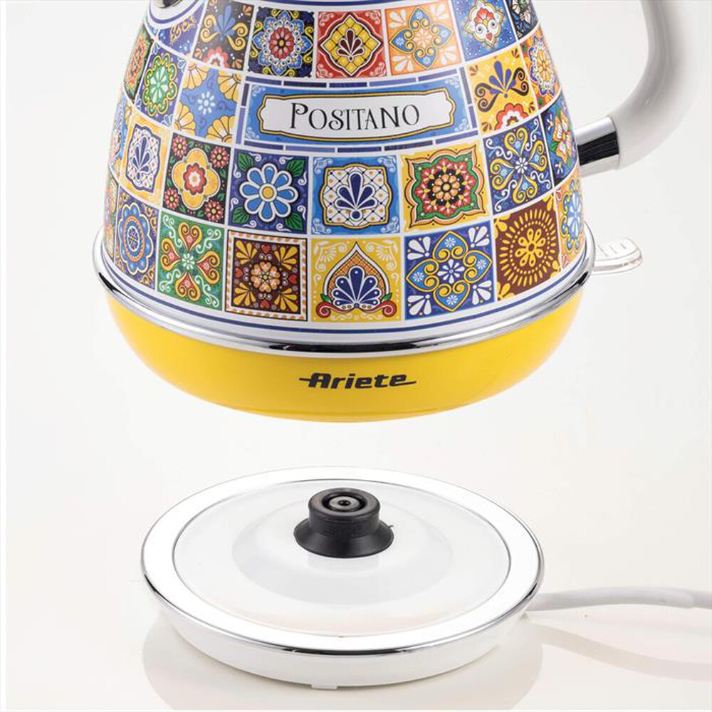 "ARIETE - 2869/0P Bollitore elettrico Positano-Multicolour,Yellow"