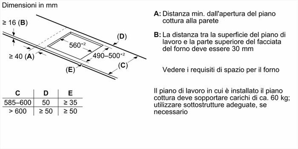 "BOSCH - Piano cottura induzione PIX631HC1E 59,2 cm-Nero"