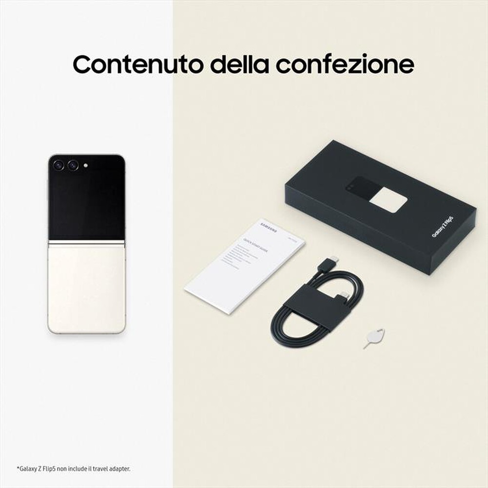 Immagine del prodotto SAMSUNG - Galaxy Z Flip5 256GB-Cream