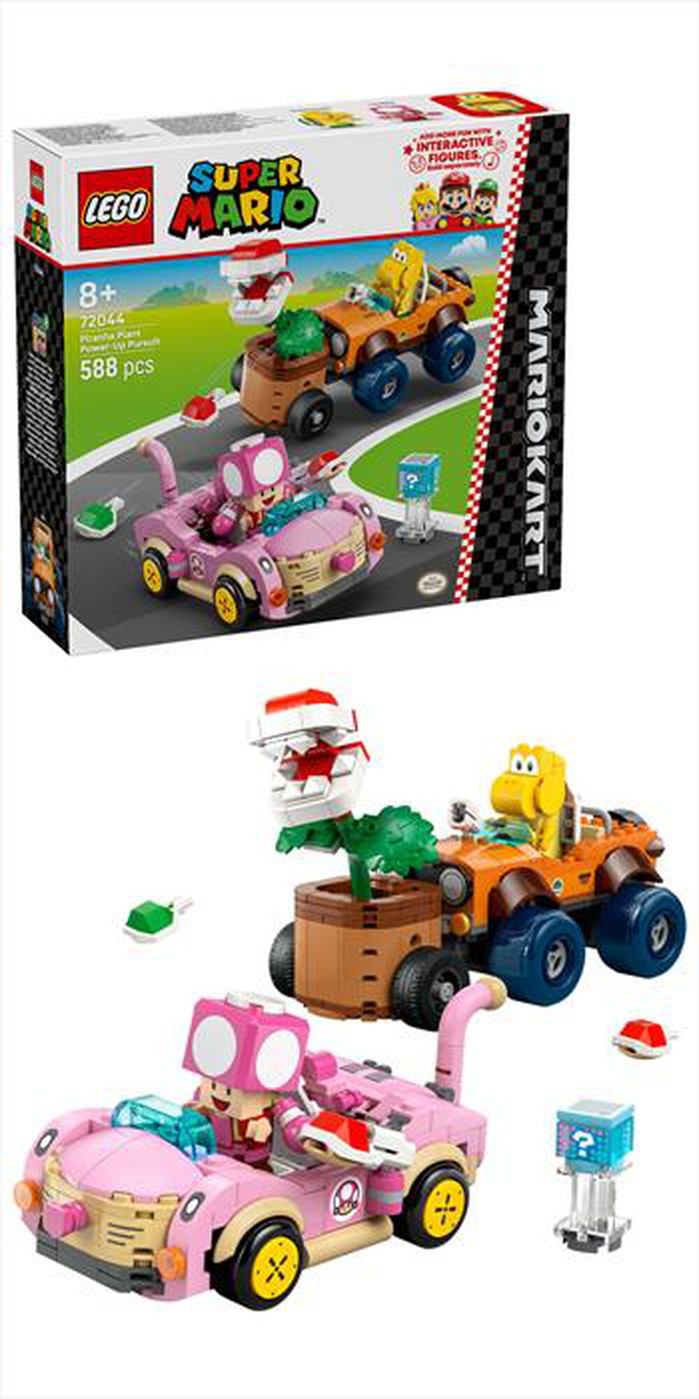 Immagine del prodotto LEGO - 72044 SUPER MARIO MARIO KART PIANTA PIRANHA-Multicolore