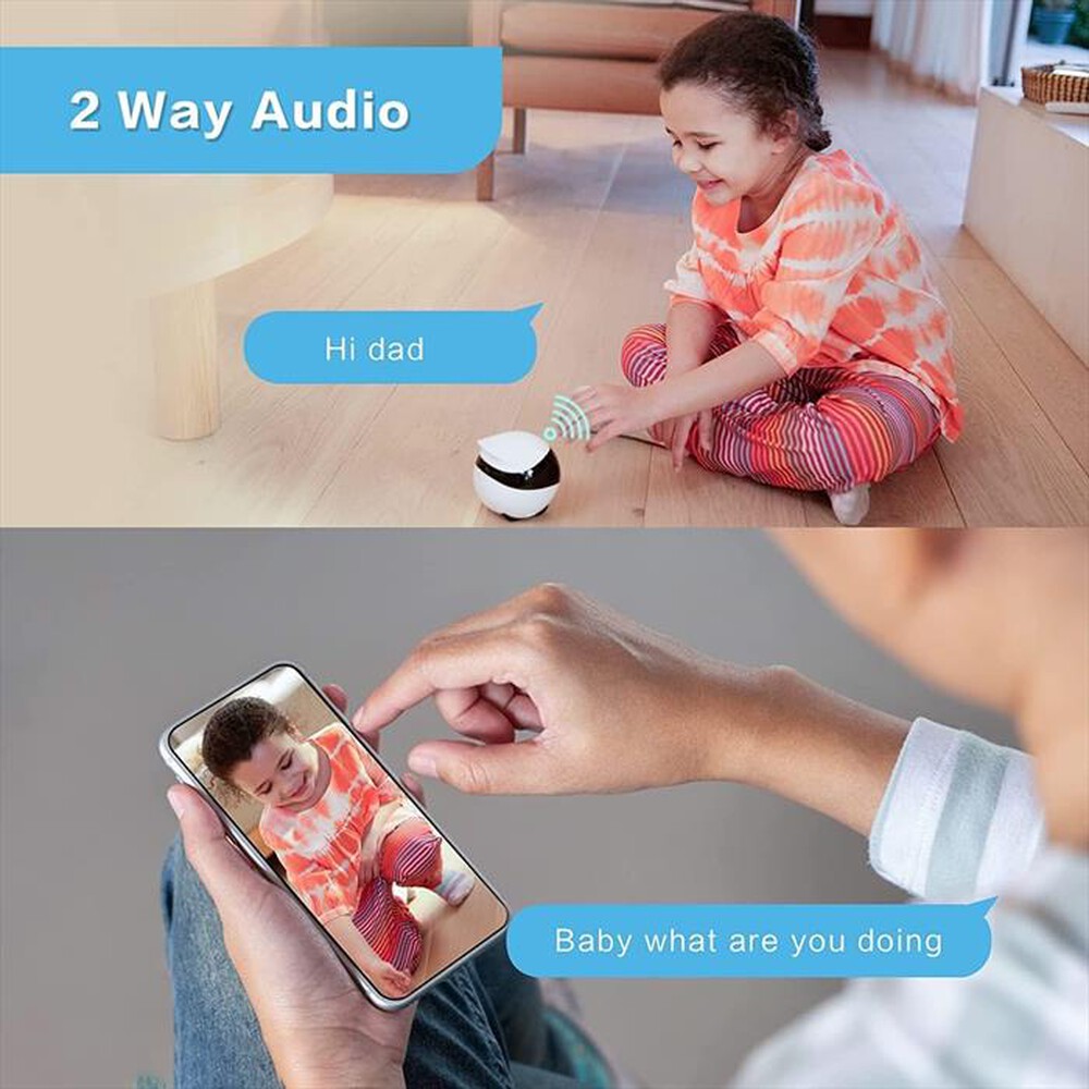 Immagine del prodotto ENABOT - EBO SE Telecammera per animali domestici 108-BIANCO/NERO