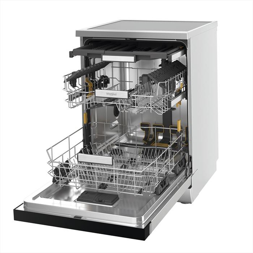 "WHIRLPOOL - Lavastoviglie MAXISPACE W7F HS51 X Classe B 15 cop-Stainless steel"