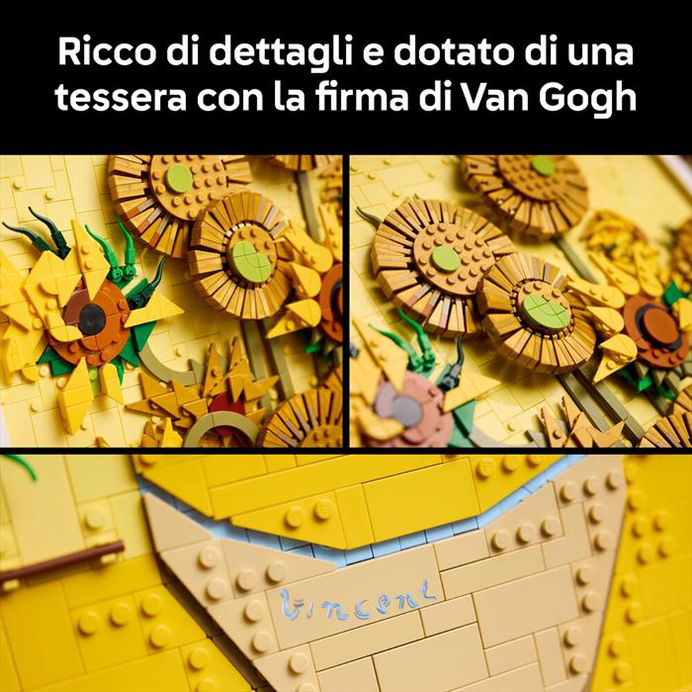 "LEGO - VINCENT VAN GOGH  GIRASOLI 31215-,"