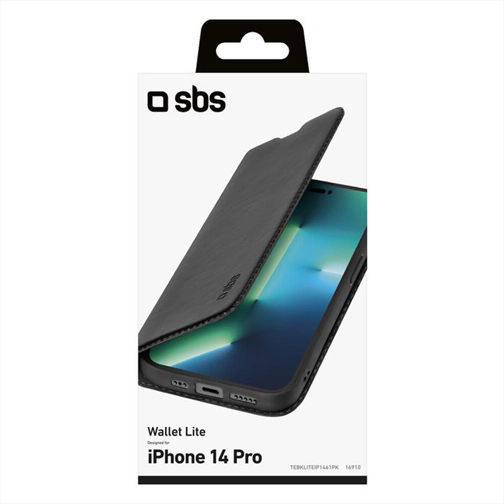 "SBS - Cover TEBKLITEIP1461PK per iPhone 14 Pro-Nero"