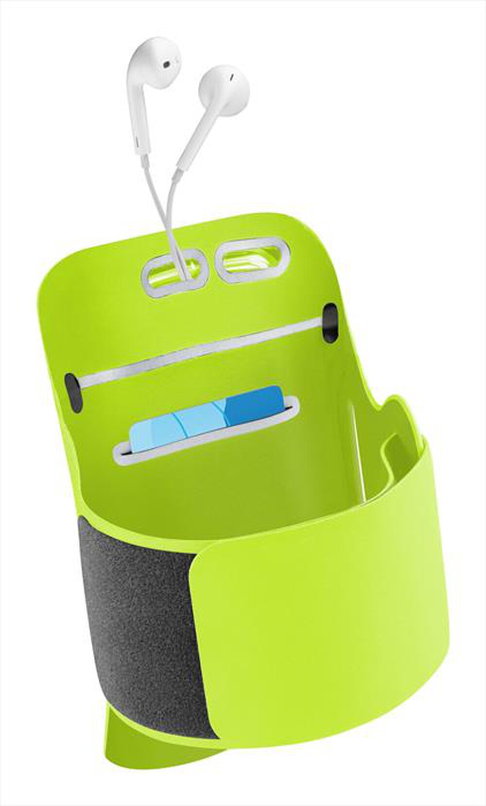 "CELLULARLINE - Fascia da braccio ARMBAND FITNESS - UNIVERSALE-Lime"