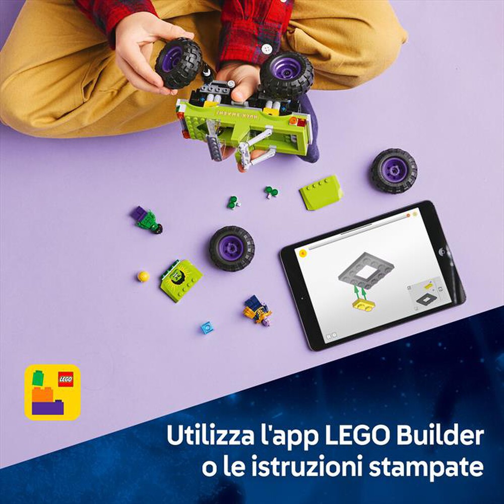 Immagine del prodotto LEGO - SUPER HEROES MARVEL Truck di Hulk vs Thanos 76312