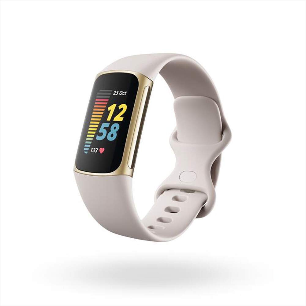 "FITBIT - CHARGE 5-BIANCO LUNARE / ORO CHIARO"
