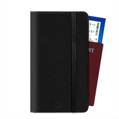CELLY - PASSPORTVBK - PORTADOCUMENTI MAGNETICO VENERE-NERO/SIMILPELLE