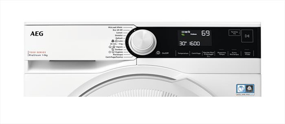 "AEG - Lavatrice LR7D96CW 9 Kg Classe A-Bianco"