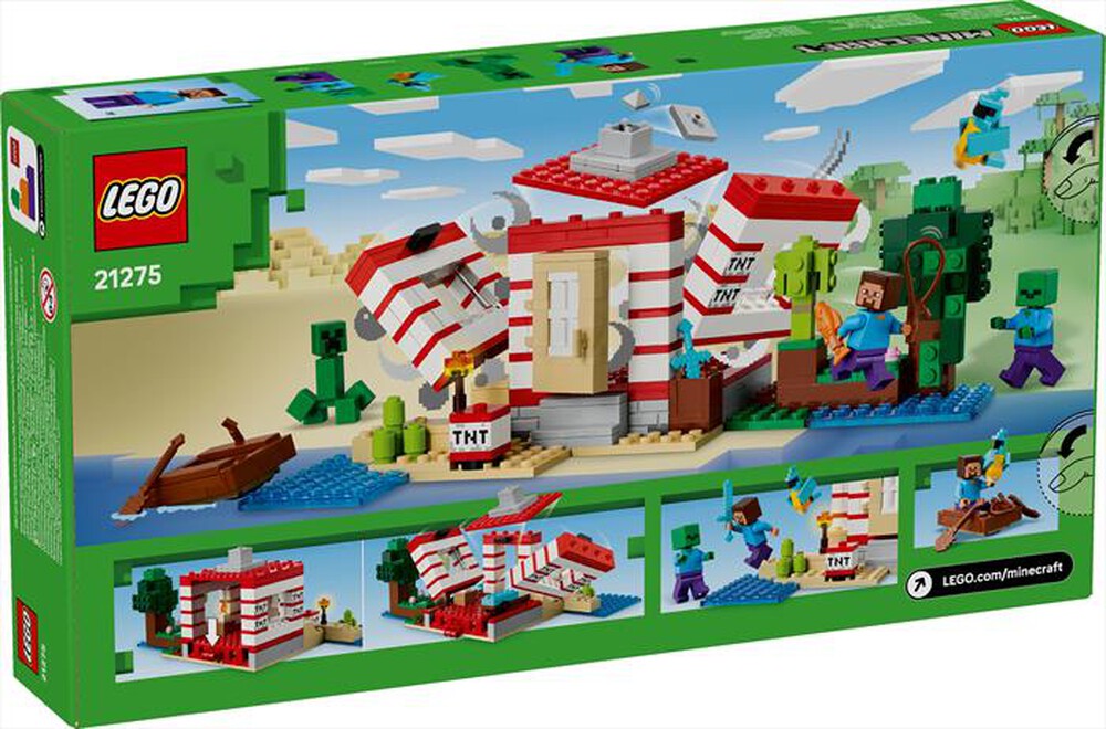 "LEGO - MINECRAFT Casa nella giungla esplosiva - 21275"