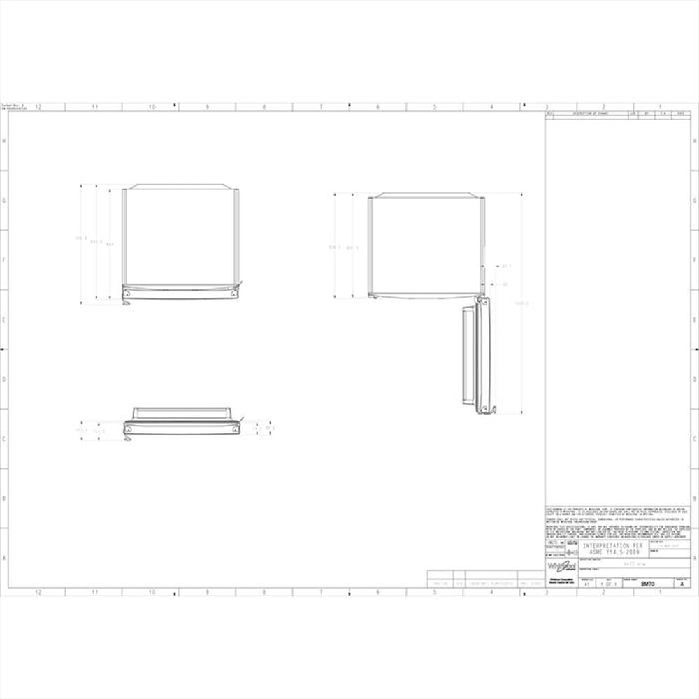 "WHIRLPOOL - Frigorifero combinato WB70E 973 X Classe D"