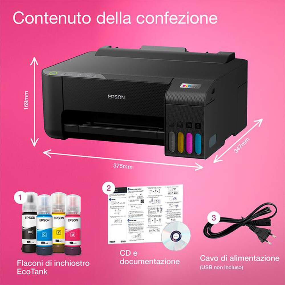 Immagine del prodotto EPSON - Stampante ECOTANK ET-1810-Nero