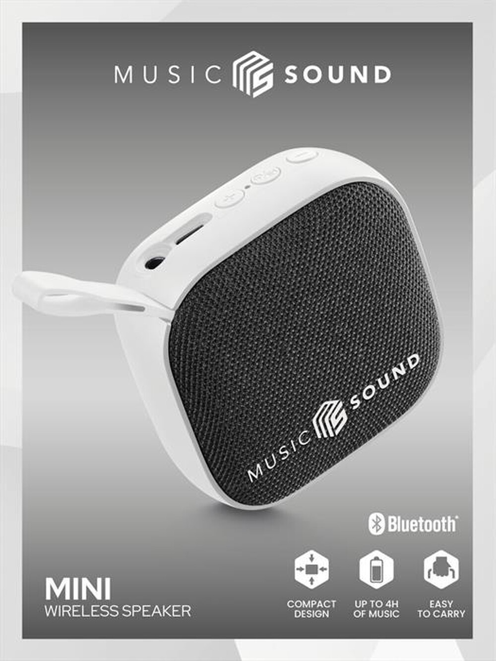Immagine del prodotto MUSIC SOUND - WIRELESS SPEAKER MINI-Bianco