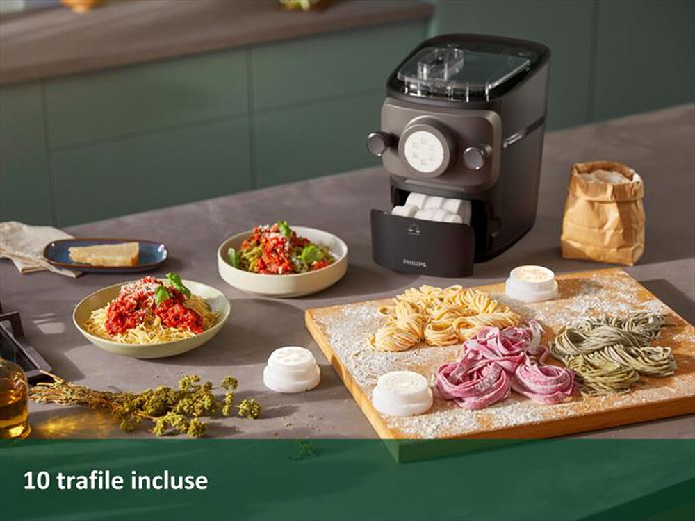 "PHILIPS - PASTA MAKER SERIES 7000 HR2665/96-nero"