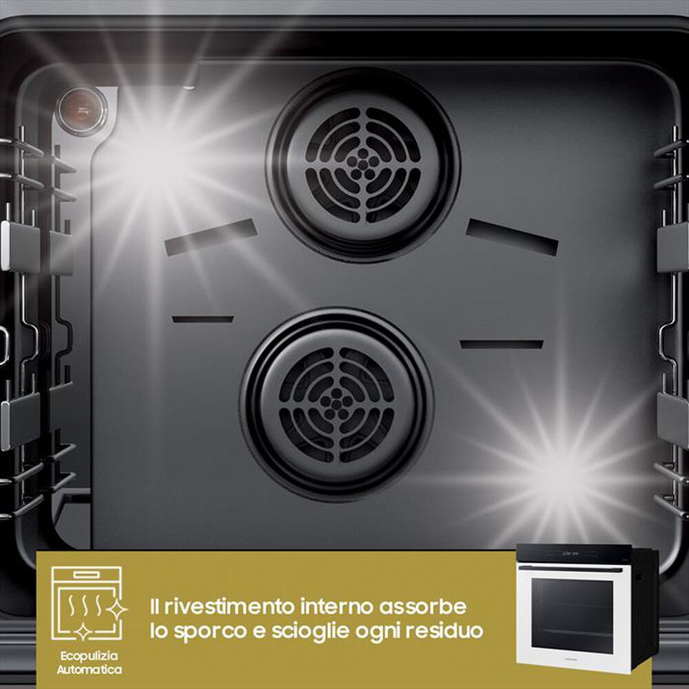 "SAMSUNG - Forno incasso elettrico NV7B4040VBW/U5 Classe A+-bianco"