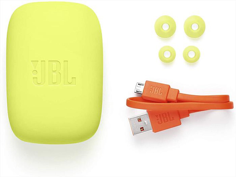 "UNDER ARMOUR - JBL ENDURANCE CUFFIE SPORTIVE WIRELESS WATERPROOF-NERO/GIALLO"