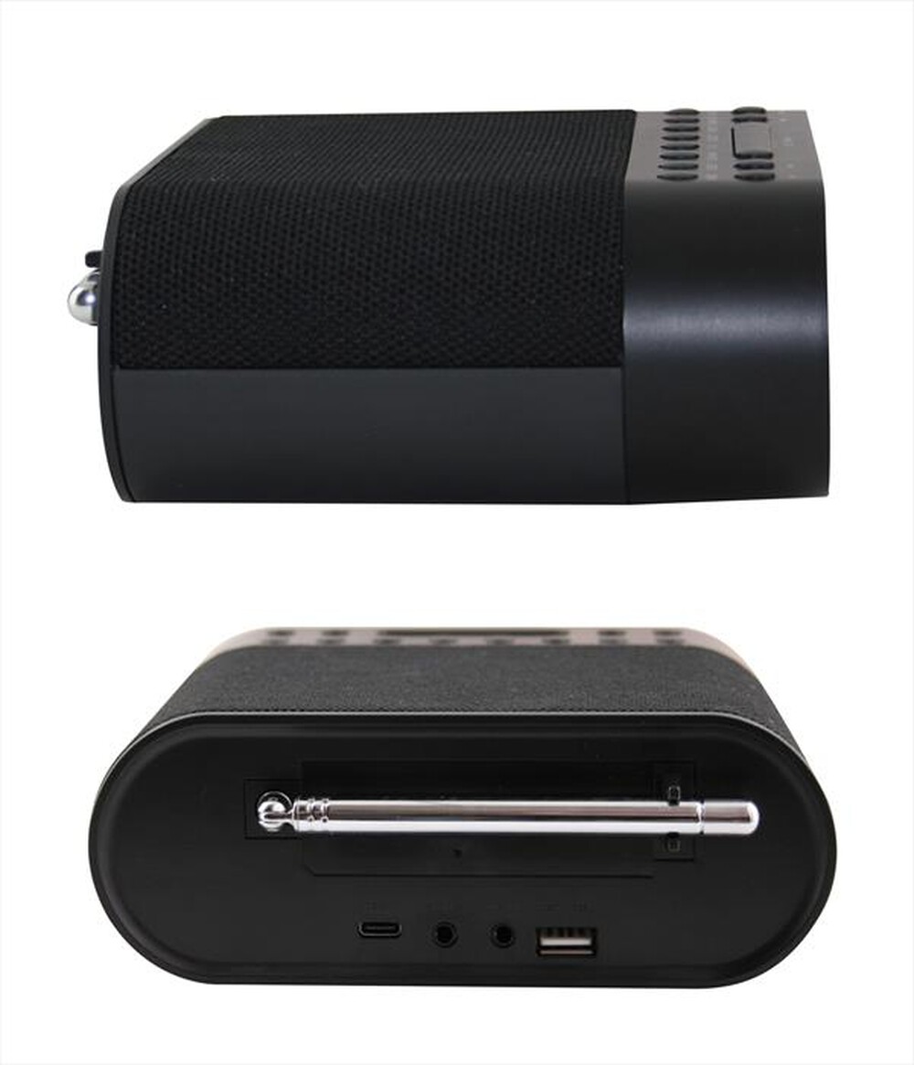 "XTREME - RADIOSVEGLIA DAB/DAB+ ZT DW012-NERO"
