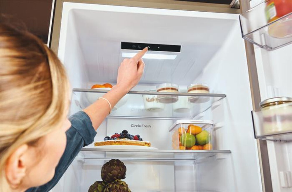 Immagine del prodotto CANDY - Frigorifero combinato CNCQ2T620EX Classe E 409 lt-Stainless steel