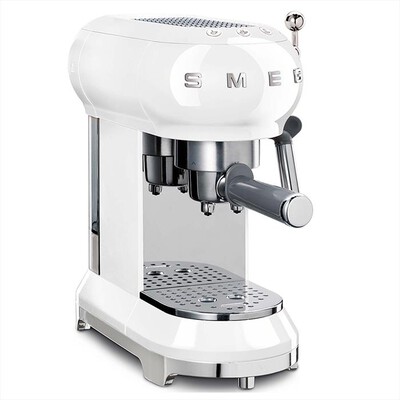 SMEG - Macchina da Caffè Manuale 50's Style – ECF01WHEU-bianco