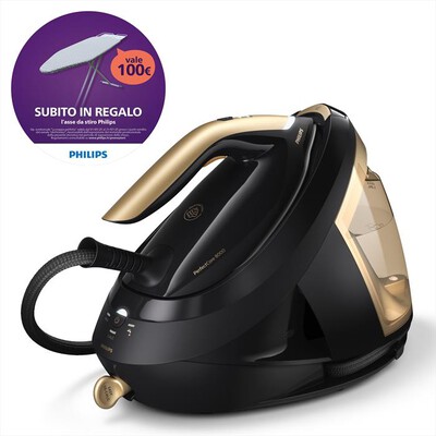 PHILIPS - Sistema stirante PERFECTCARE SERIE 8000 PSG8140/80-Nero/Oro