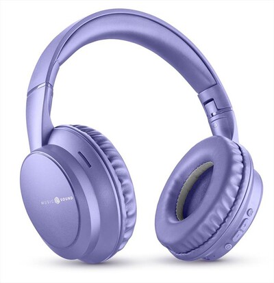 MUSIC SOUND - Cuffie a padiglione chiuso BOOST-Purple