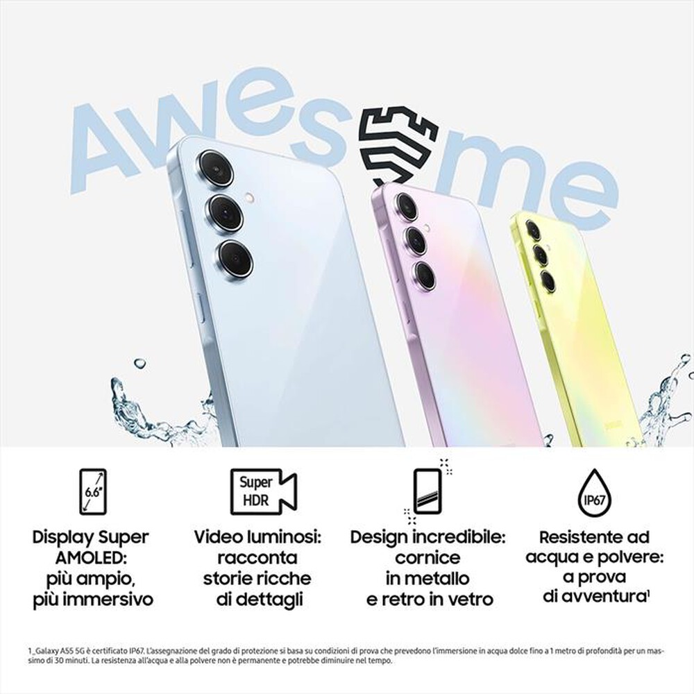 "SAMSUNG - GALAXY A55 5G 128GB-Awesome Lilac"