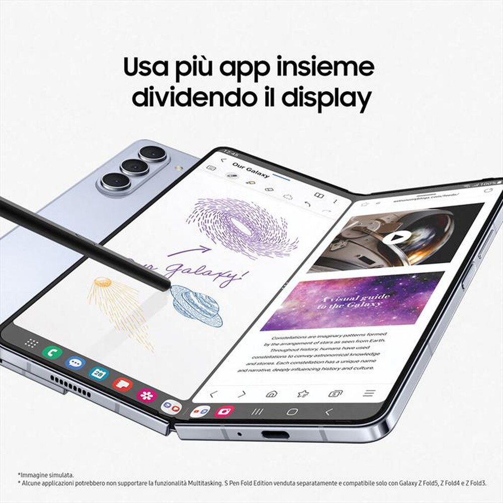 Immagine del prodotto SAMSUNG - Galaxy Z Fold5 1TB-Phantom Black