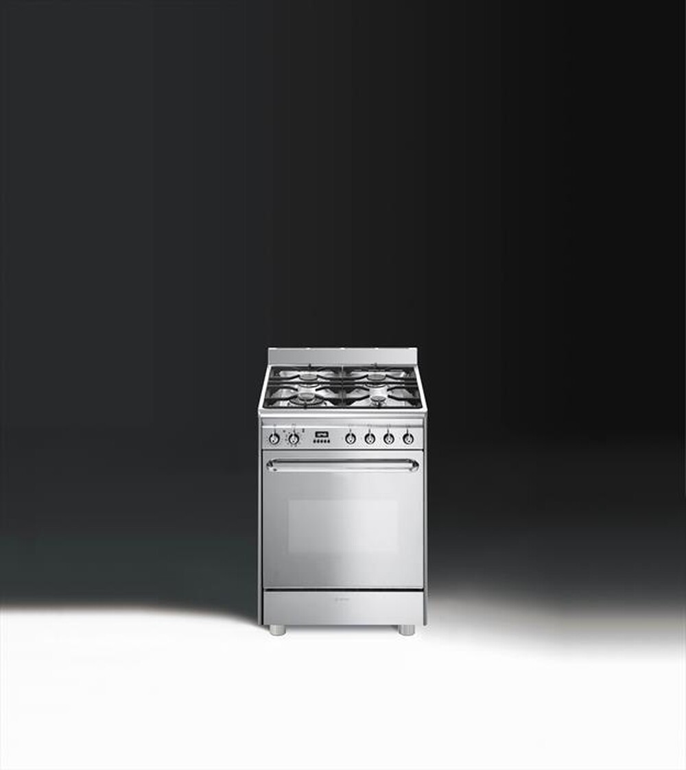 "SMEG - Cucina a gas CP60X9 Classe A-inox"