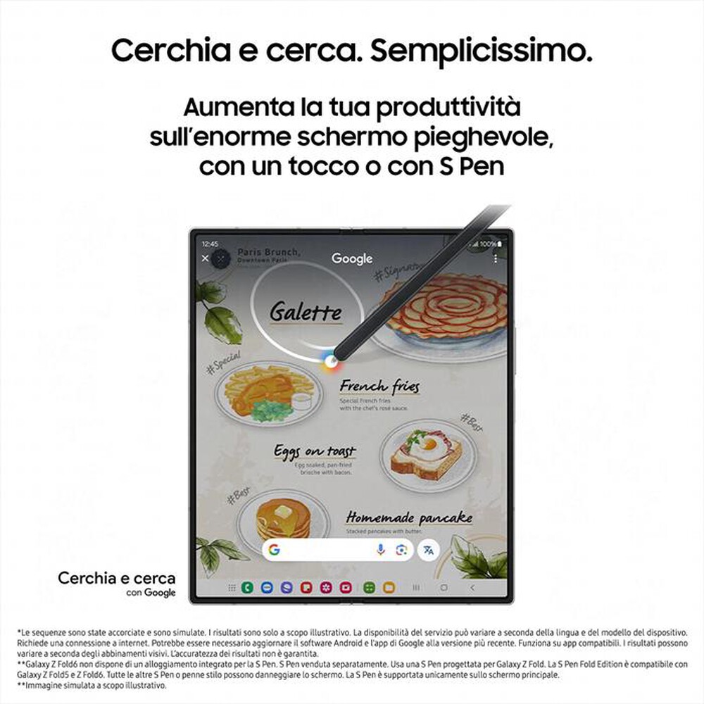 "SAMSUNG - Galaxy Z Fold6 12+256GB-Silver Shadow"
