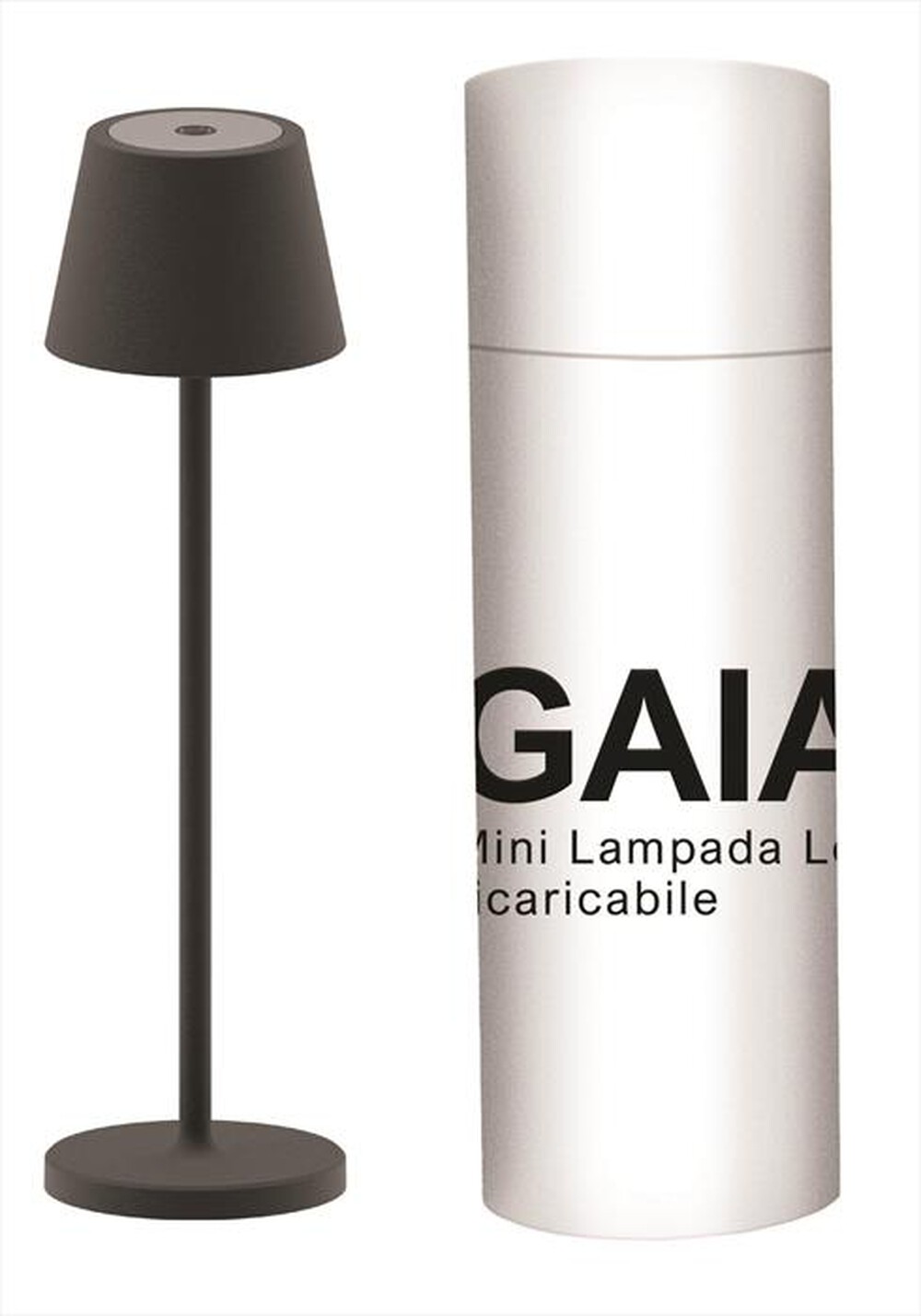 "MAJESTIC - Lampada d'appoggio GAIA BK-Nero"
