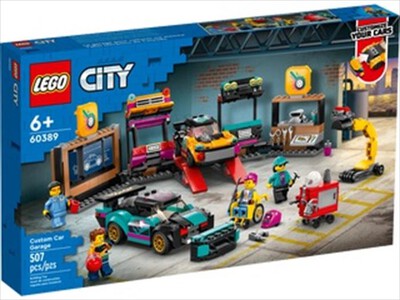 LEGO - CITY GARAGE AUTO PERSONALIZZATO - 60389-Multicolore