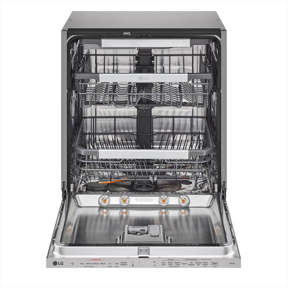 "LG - Lavastoviglie QUADWASH DB475TXS Classe A 14coperti-Acciaio"